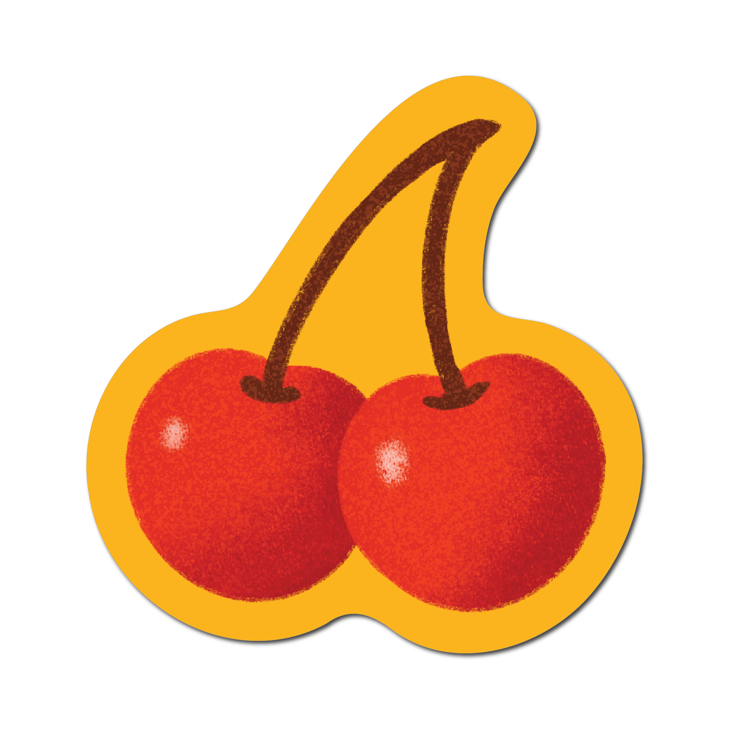 Cherries vinyl sticker