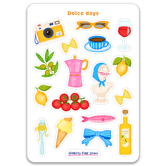 Dolce days A5 stickervel