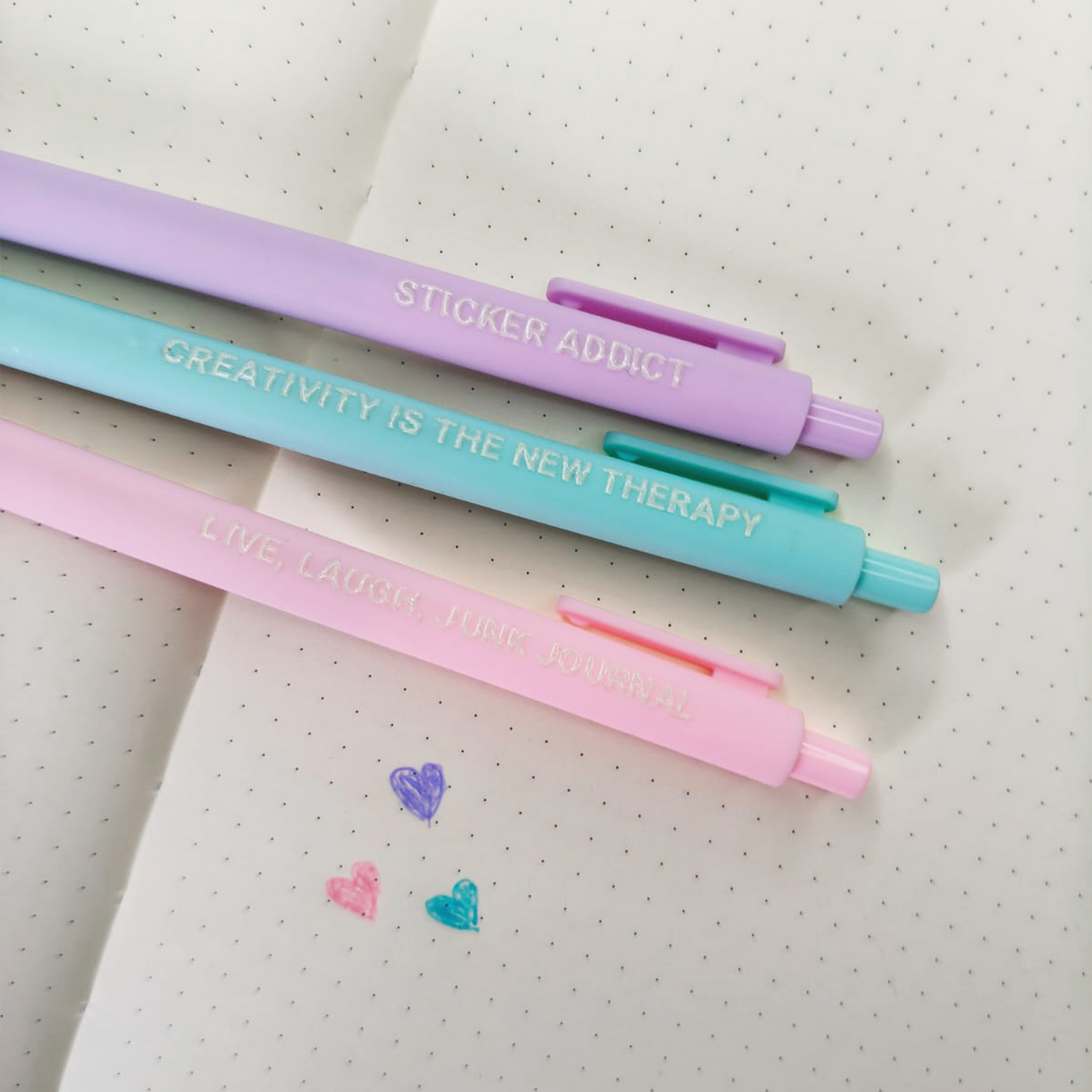 Journal girlies gelpennen set