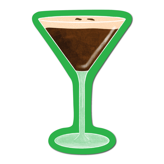 Espresso martini vinyl sticker