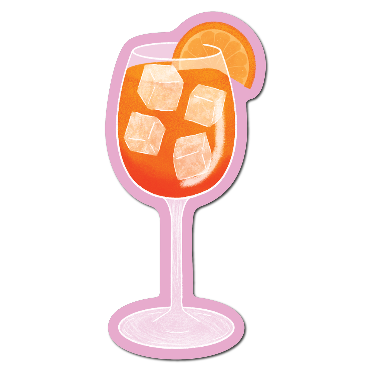 Aperol spritz vinyl sticker